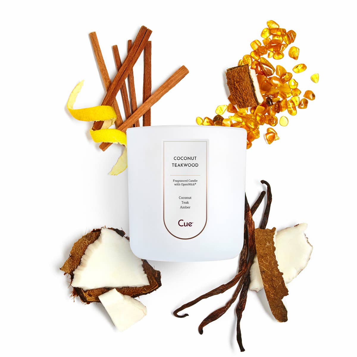 Cue - Wholesale Jar/Filled Candle - Coconut Teakwood Candle1