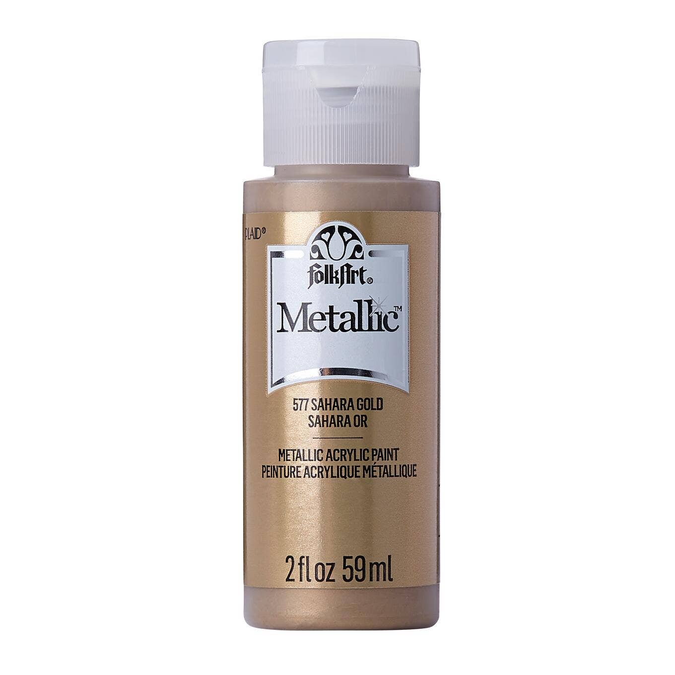 Plaid Crafts - Wholesale Acrylic Paint - FolkArt ® Metallic Acrylic Paint, 2 oz. 46