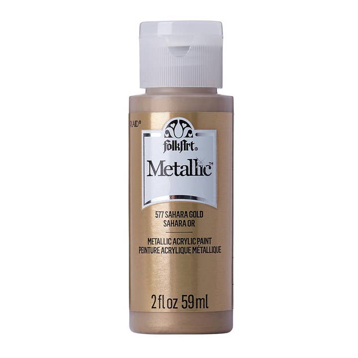 Plaid Crafts - Wholesale Acrylic Paint - FolkArt ® Metallic Acrylic Paint, 2 oz. 46