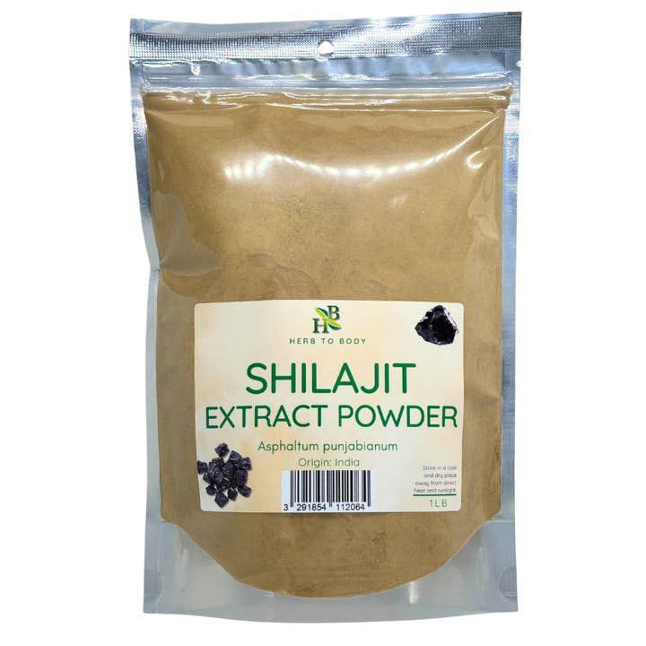 Herb To Body - Wholesale Protein/Superfood Powder - Shilajit Extract 1lb