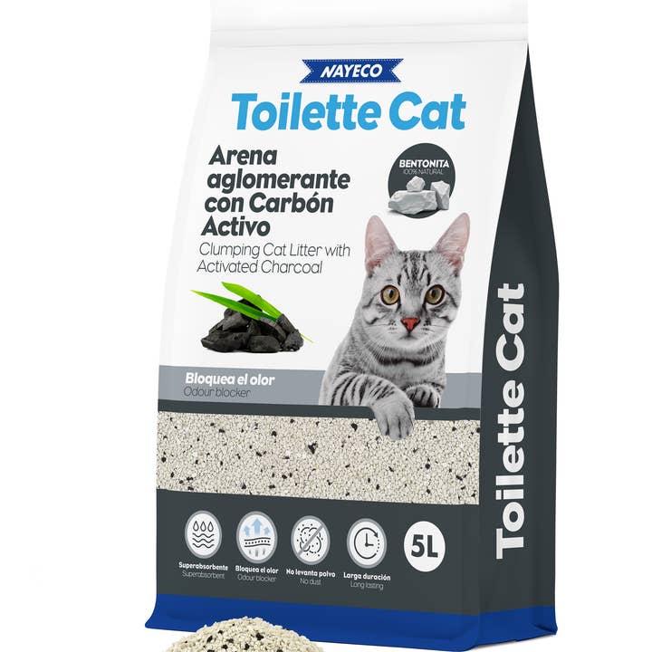 Toilet Cat Bentonite Activated Carbon Cat for wholesale by Nayeco