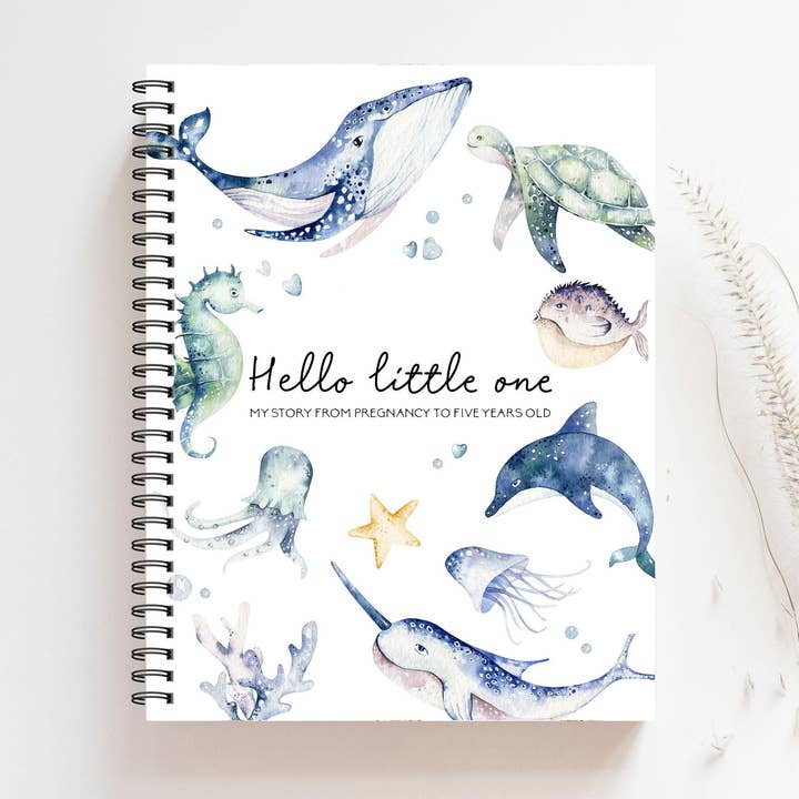 Nautical Baby Boy Gift, Pregnancy Journal & Shower Gift for wholesale by Rainbows&Lollipops Inc