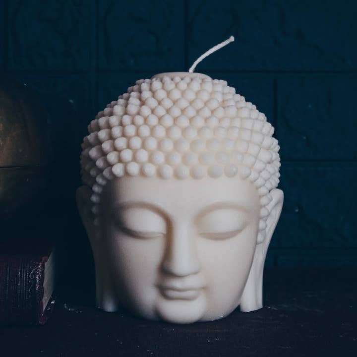 A Pleasant Thought - Wholesale Novelty Candle - BUDDHA CANDLE | PILLAR0