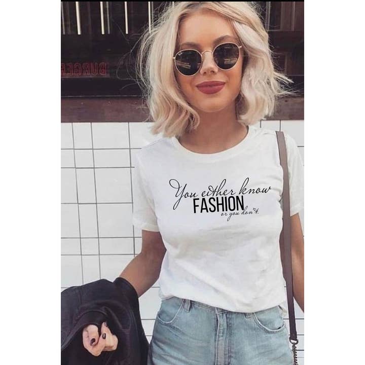 Nobrand - Venta al por mayor Camiseta serigrafiada - Mujer - CAMISETA DE MUJER CON GRÁFICO DE MODA3