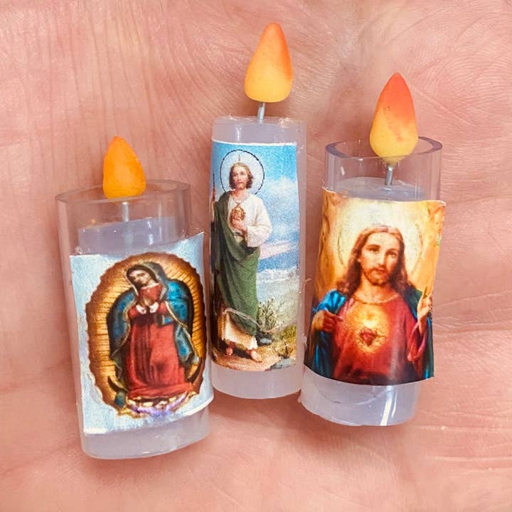 Cielito Lindo - Vente Bougie sans flamme - Mini-bougies - Décorations Ofrenda pour l'autel du Jour des Morts1