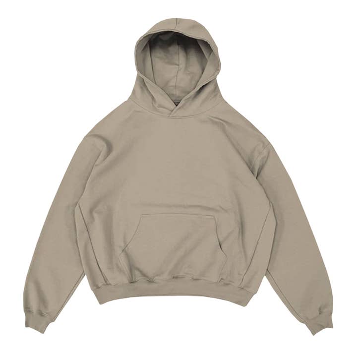 International Hoodie Khaki for wholesale by Bad Kid Good City