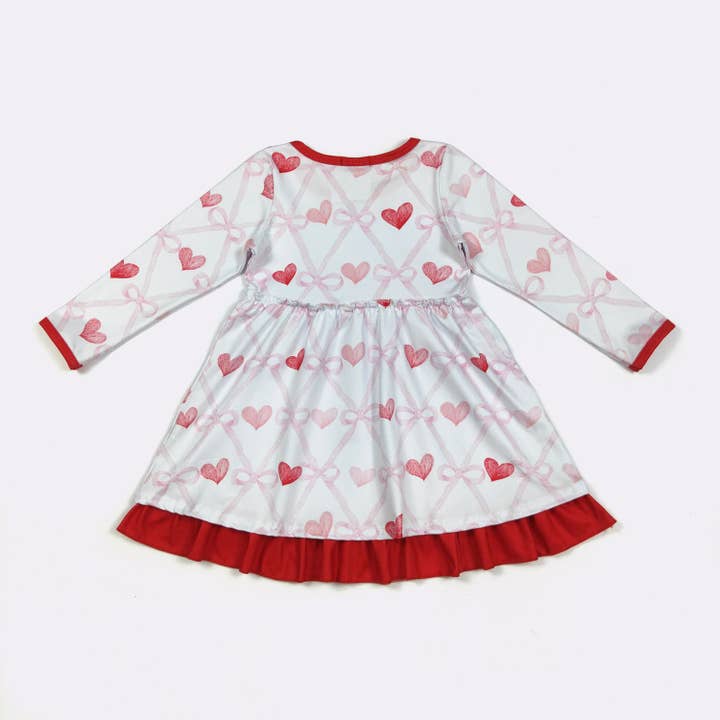 Clover Cottage - Vente Robe – enfant - Robe Fille Cœur Coquette2