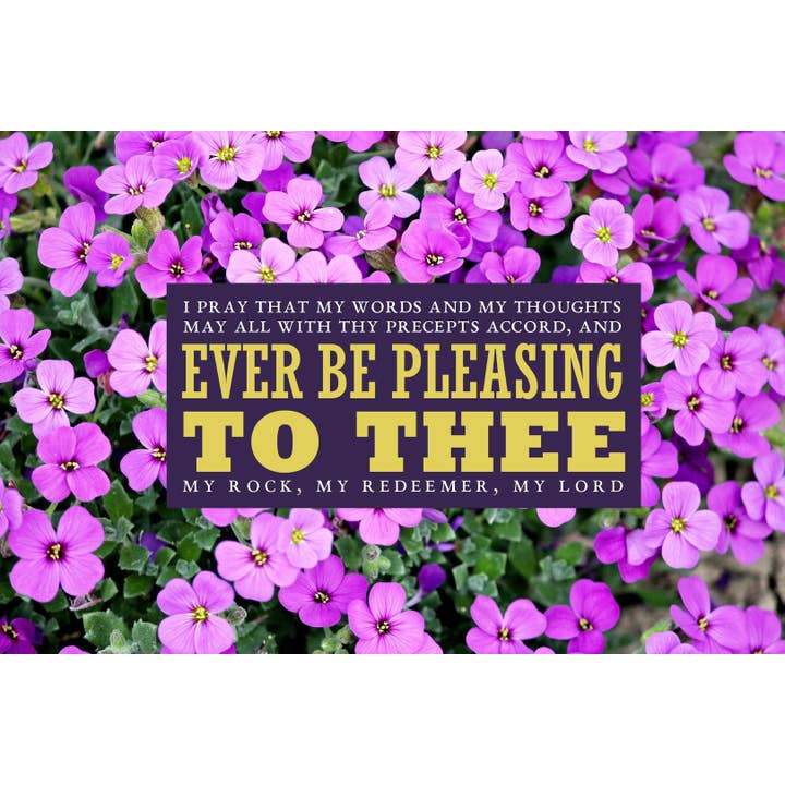 Los preceptos de Dios son rectos y justos vs 5 para venta al por mayor de Hymncourage