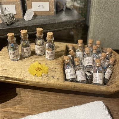Sugarboo & Co - Wholesale Spiritual Stone/Crystal - Fairy Stones in a Bottle - Set of 16 - 2.5"2