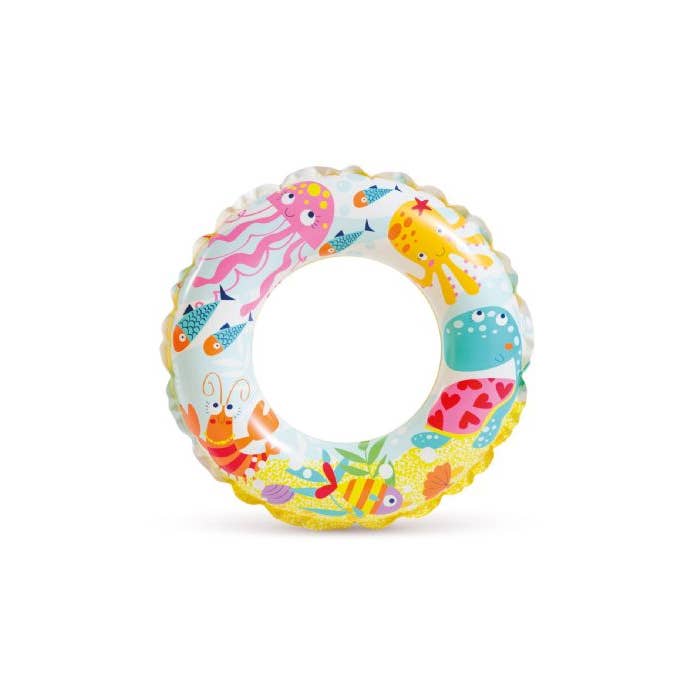 K & S WHOLESALE INC - Wholesale Beach/pool toy – Child & baby - INTEX Swimming Ring 2 Styles 144 CT Floor Display3