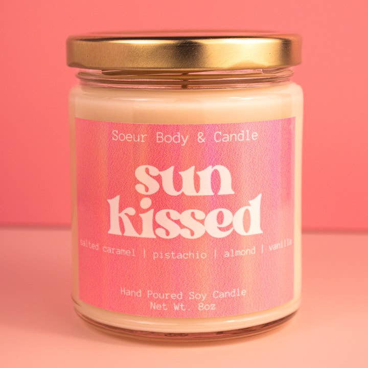 Soeur Body and Candle - Wholesale Jar/Filled Candle - Sun Kissed Soy Candle