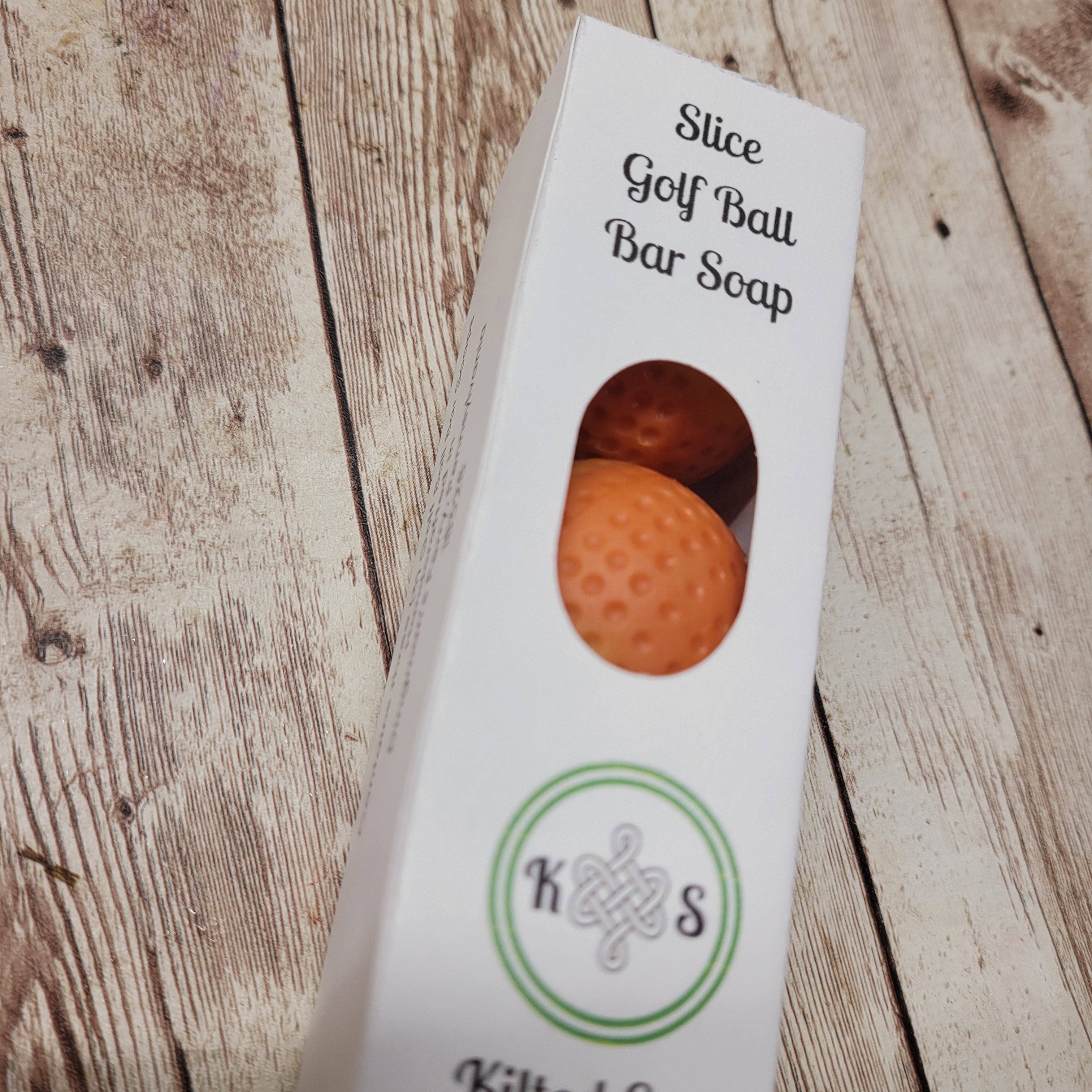 Kilted Suds - Wholesale Bar Soap - Slice Golf Ball Bar Soap2