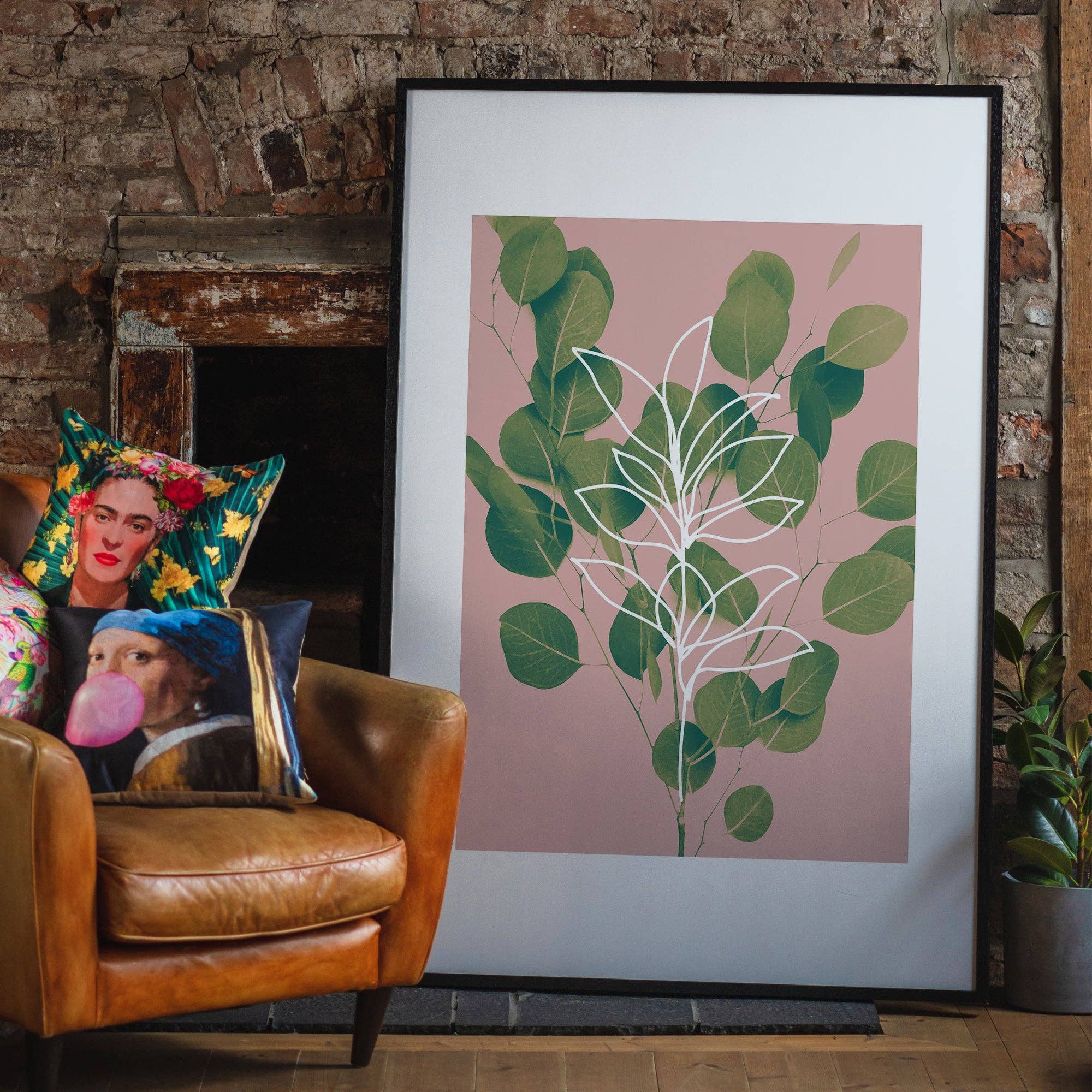 Ink & Drop - Vente Affiche d'art - Eucalyptus Imprimé Minimum4