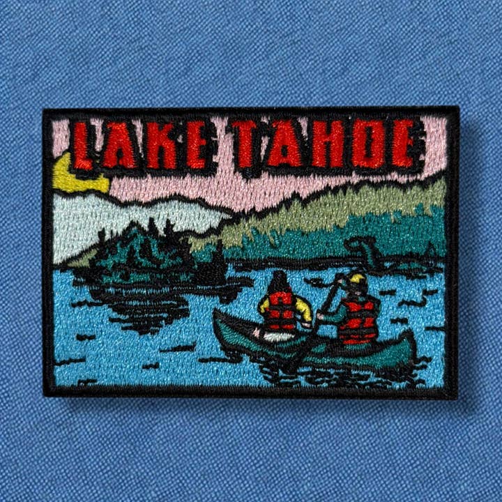 Lake Tahoe Paddlers Patch for wholesale by Blue Bison Apparel
