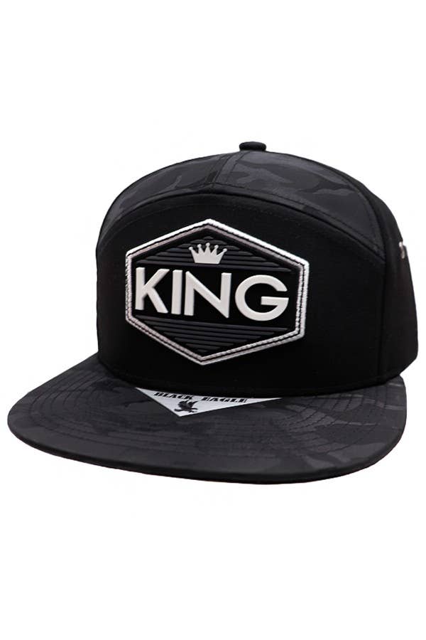 Cap Zone - Vente Casquette à visière plate – homme - Casquette Snapback avec logo KING0