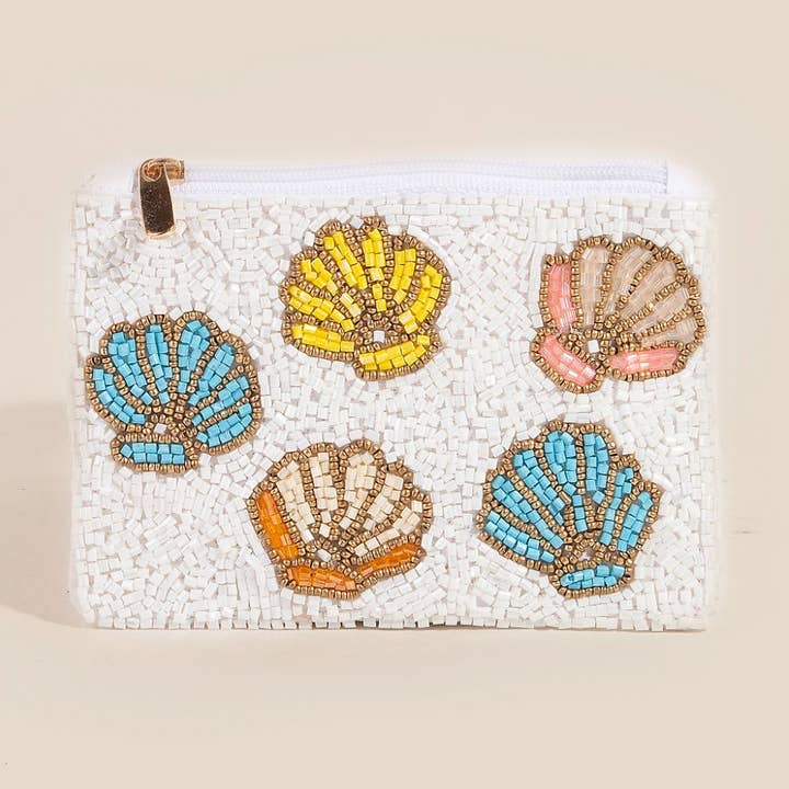 Färgglad Snäckskal Blandad Pärlad Myntväska för wholesale av Anarchy Street