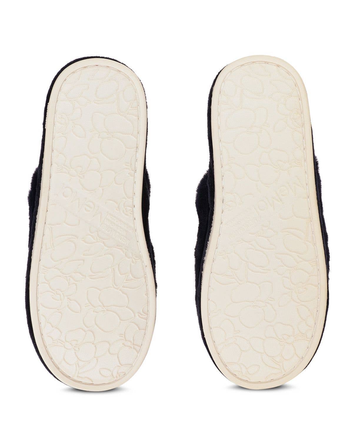 Nero Pantofole imbottite da donna Happy Weed in vendita all'ingrosso su Faire2