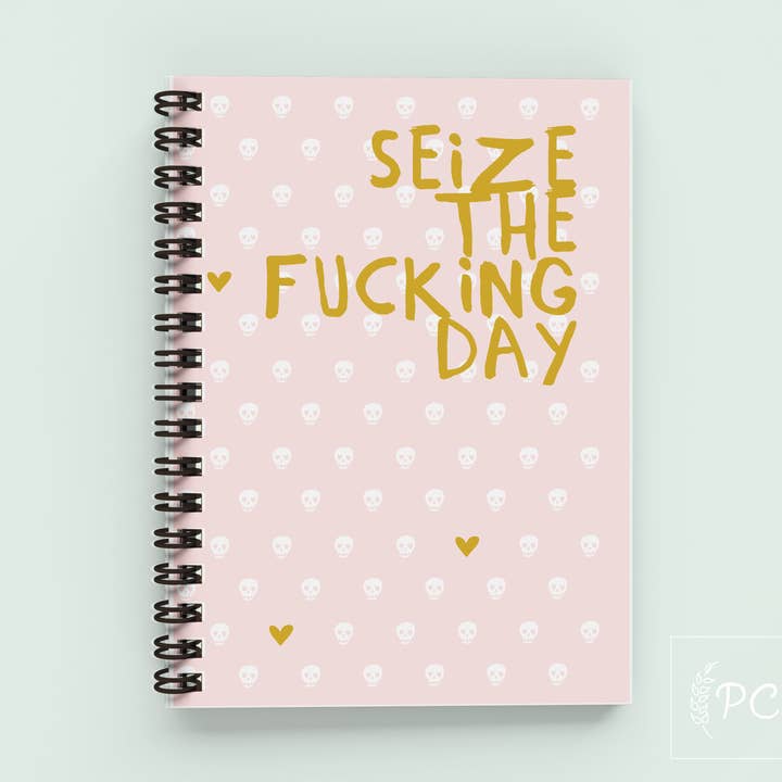 aprovecha el puto día | cuaderno para venta al por mayor de Prairie Chick Prints