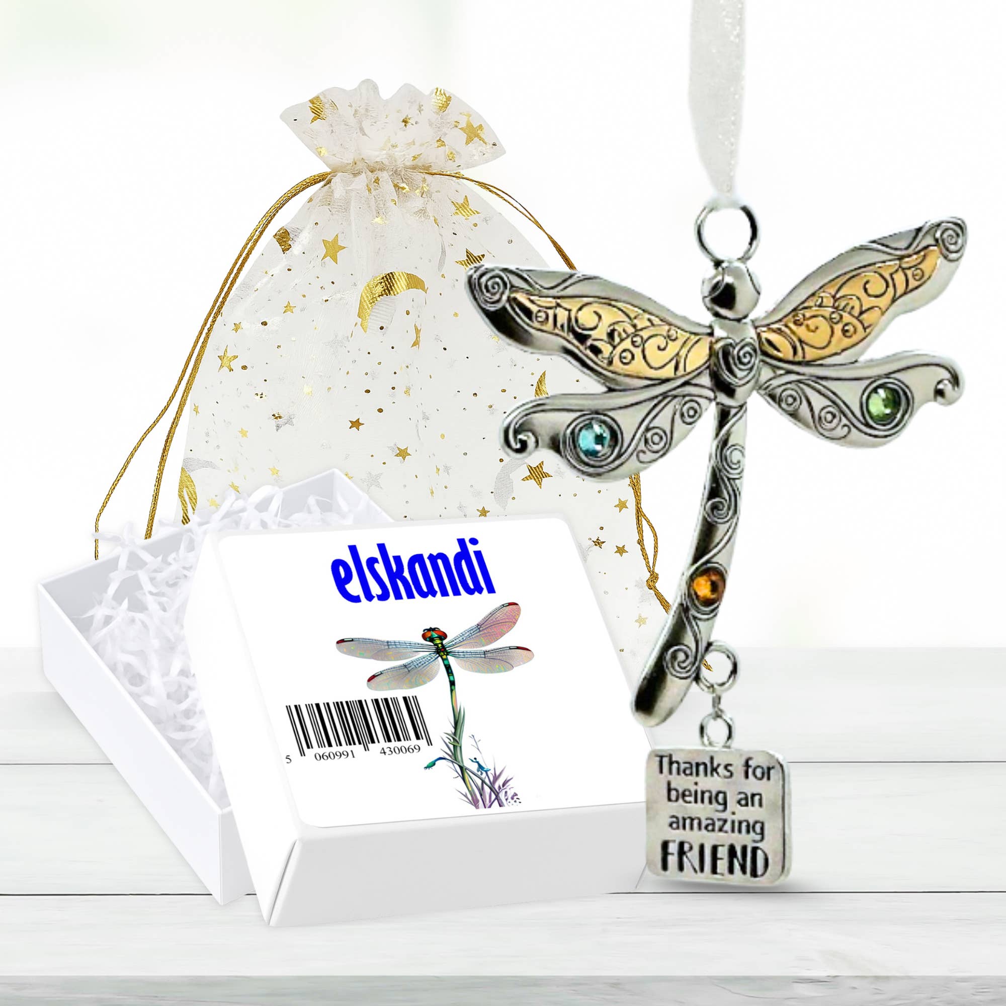 Elskandi - Wholesale Ornament - Friendship Ornament – Amazing Friend Dragonfly Ornament