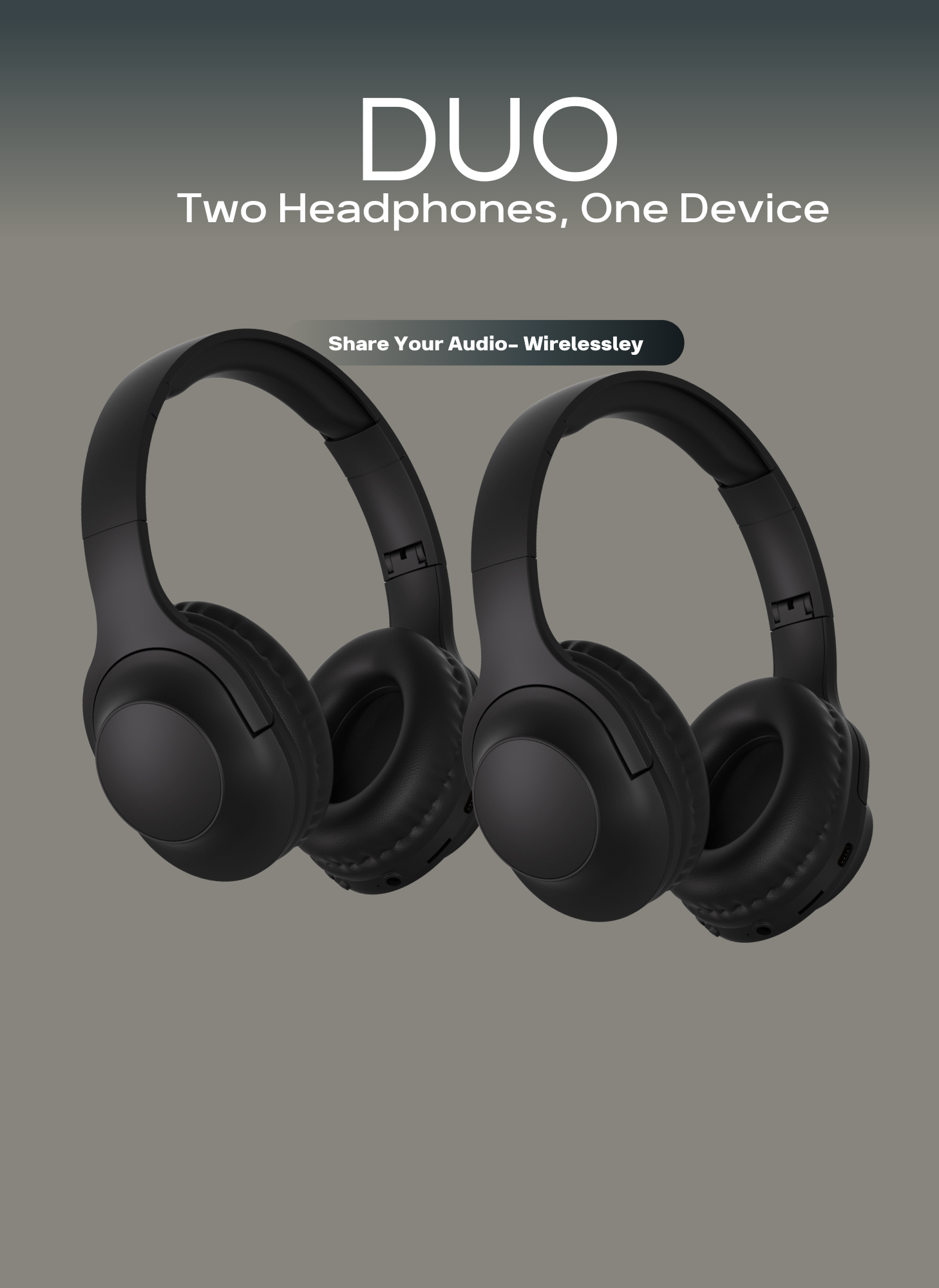 Steepletone UK Ltd - Wholesale Headphones - Duo Set of 2 Wireless Headphones1