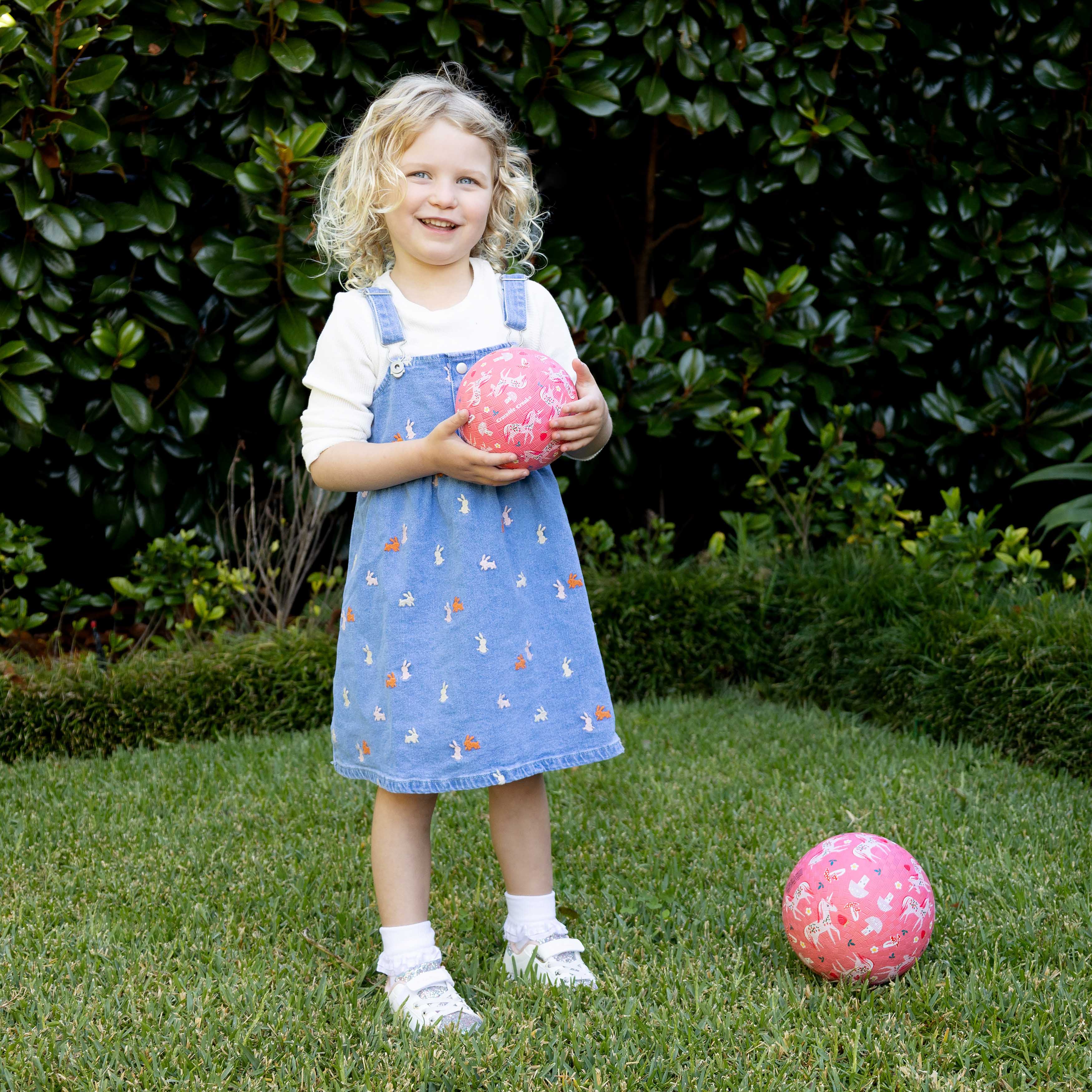 Crocodile Creek - Wholesale Sports ball – Kids - 5 Inch Playground Ball - Unicorn Garden (Pink)2