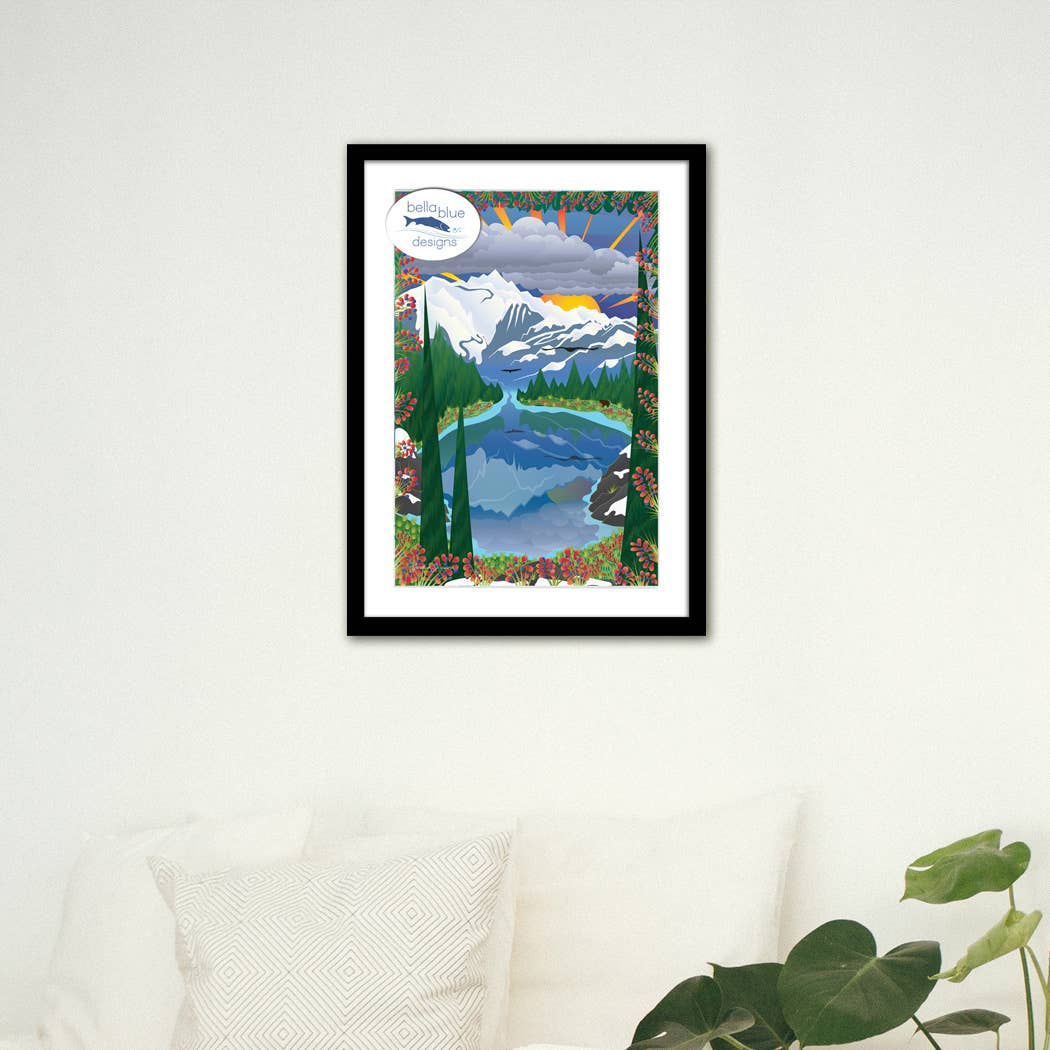 Bella Blue Designs - Wholesale Art Print - Poster Art Print -  Heather Meadows, 12x18"3