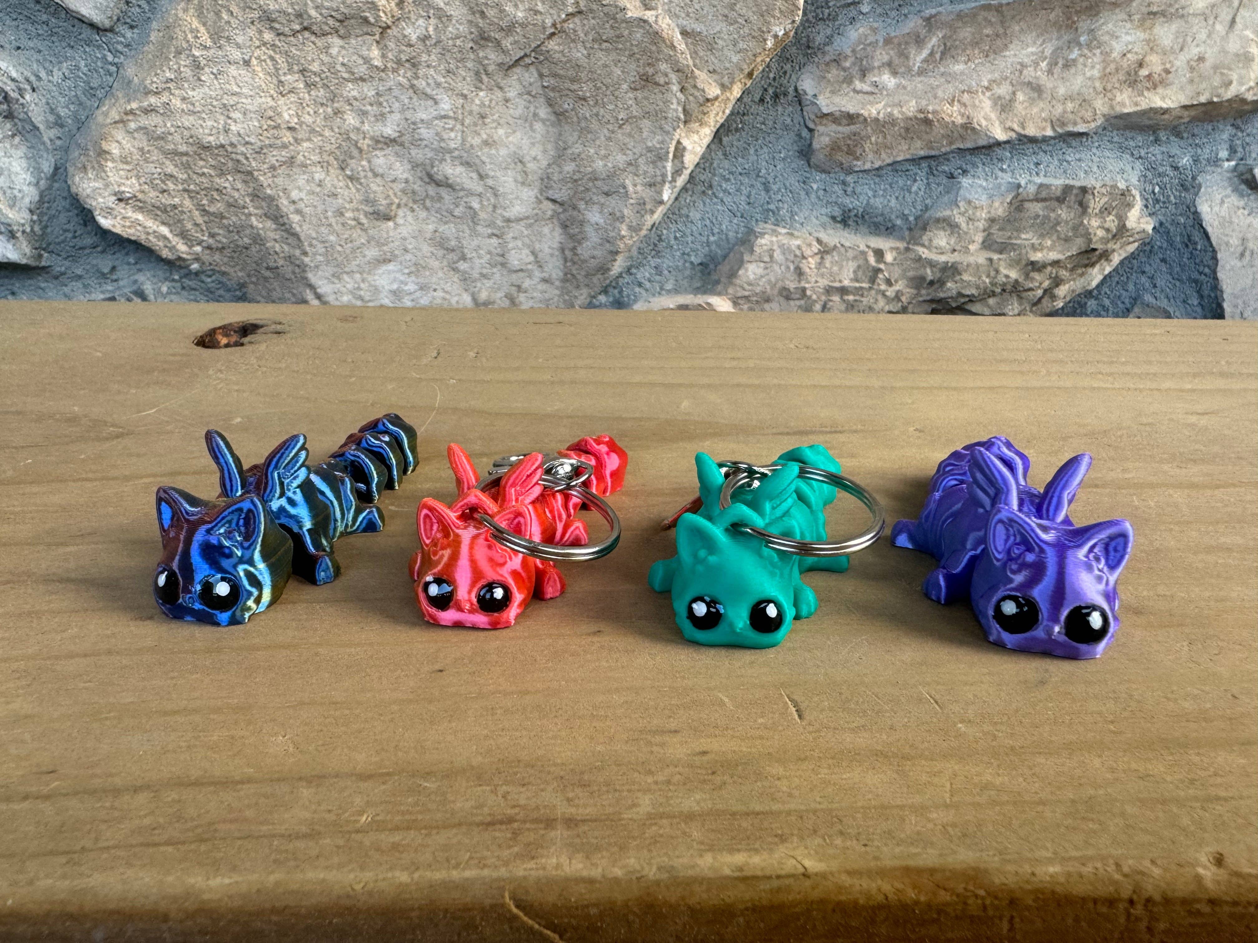 LNZ Custom Design - Wholesale Keychain - Kids - Fairy Cat Keychain & Toy4