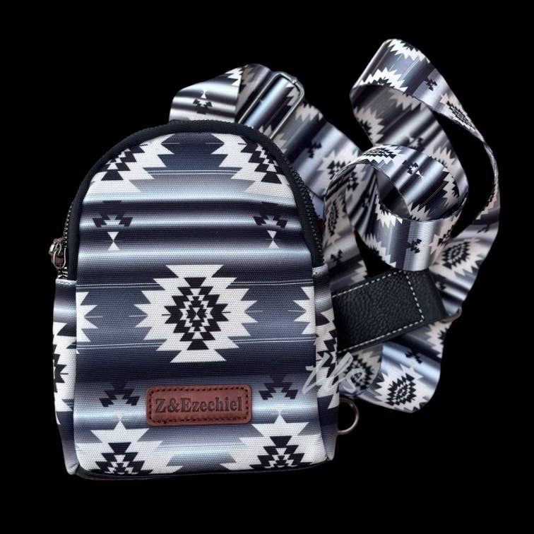 The Lyrical Spirit, LLC - Wholesale Crossbody Bag - Women's - Laney Aztec Patterned Sling Bag1