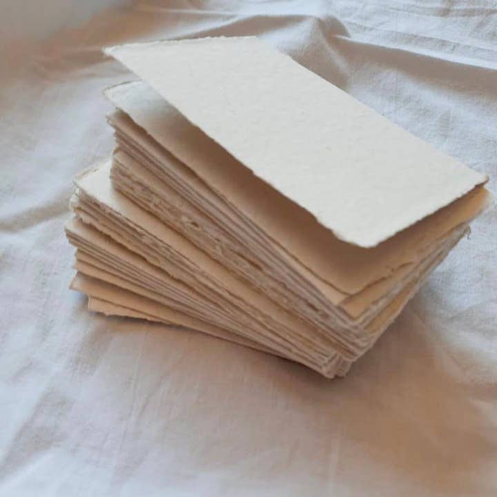 Tented Place Cards Deckled Edge Handmade Paper  and other Purchase Wholesale sobres artesanales. Free Returns & Net 60 Terms on Faire trending on Faire.