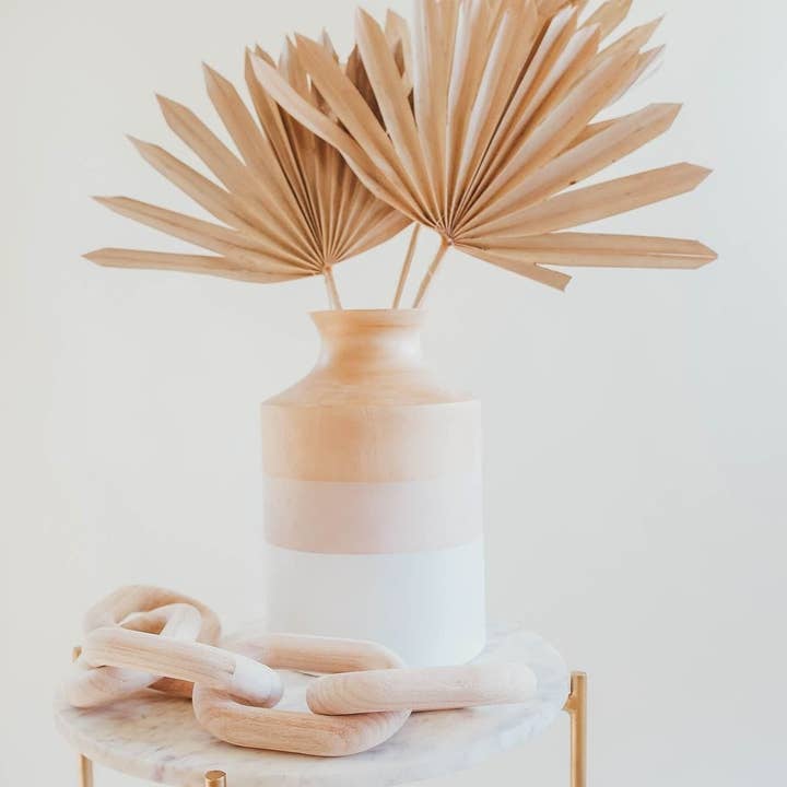 Vine & Nest - Wholesale Decorative Tabletop Object - Hand-crafted Wooden Chains and Rings6