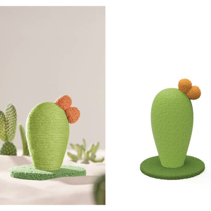 One for Pets - Wholesale Pet Scratcher - Cat - Designer Cat Post - Cactus Mini
