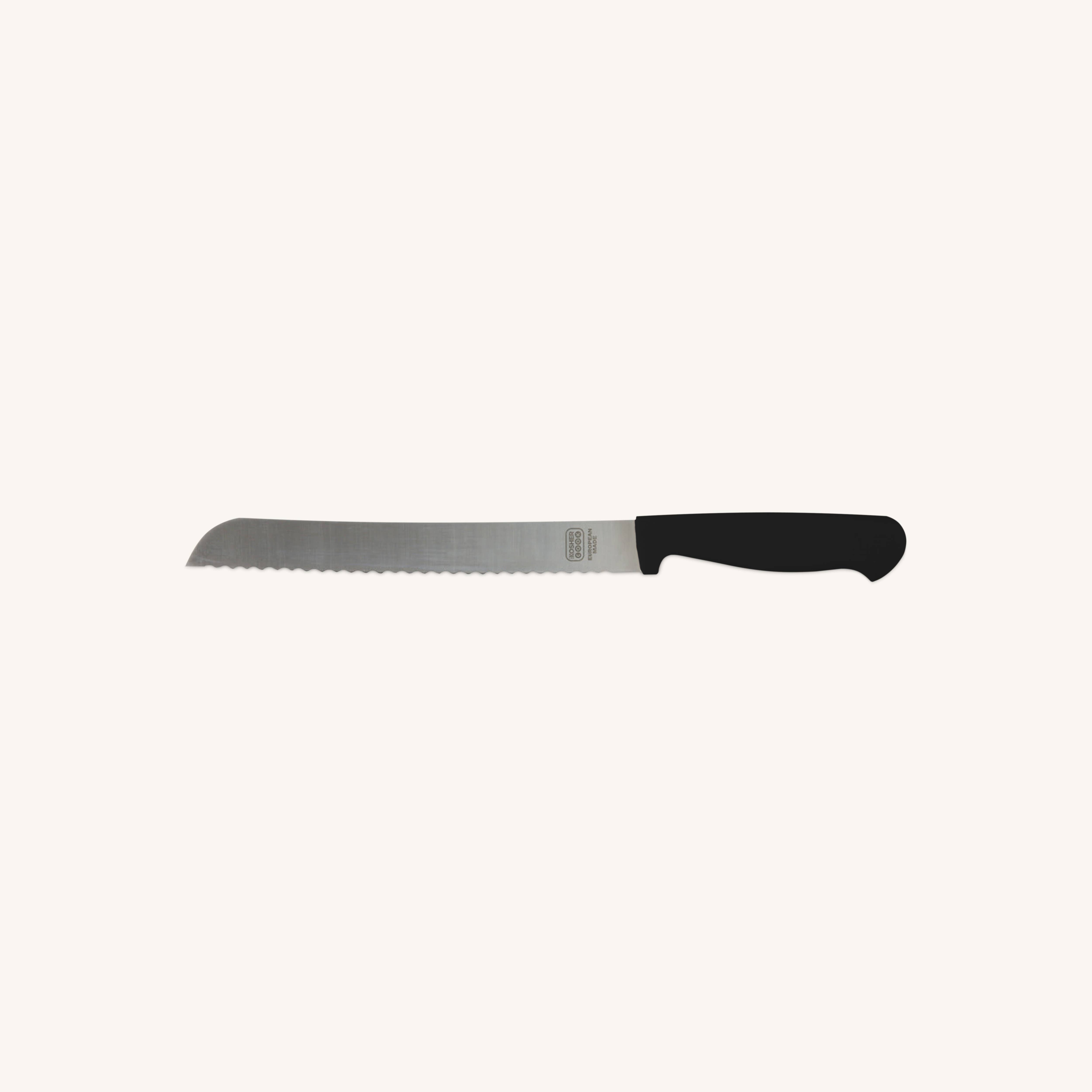 Ner Mitzvah - Venta al por mayor Cuchillo/cúter de cocina - Cuchillo de pan dentado de 8 pulgadas, negro