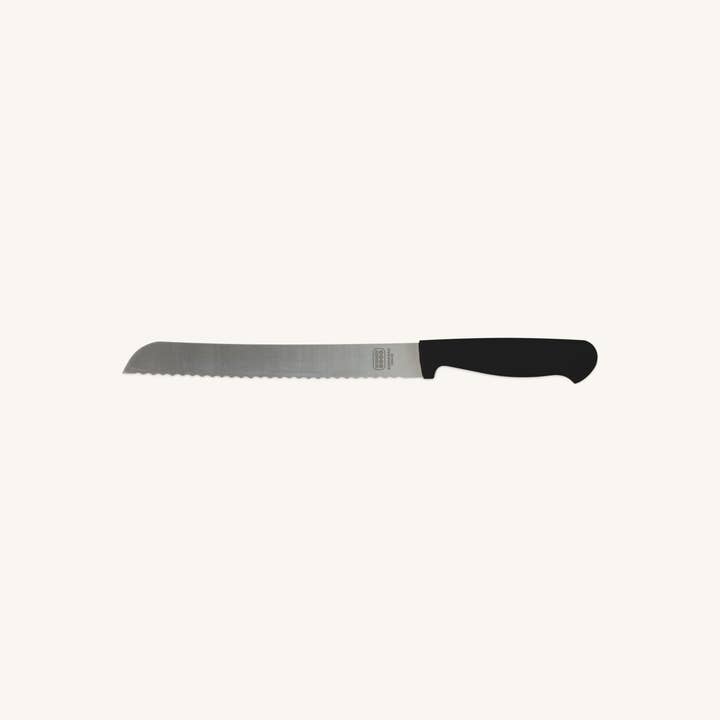 Ner Mitzvah - Wholesale Kitchen/Utility Knife - 8 Inch Serrated Bread Knife - Black