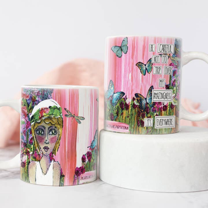 Redefining She - Wholesale Coffee Mug - Be Careful Not to Trip Over My Amazingness. Mug1