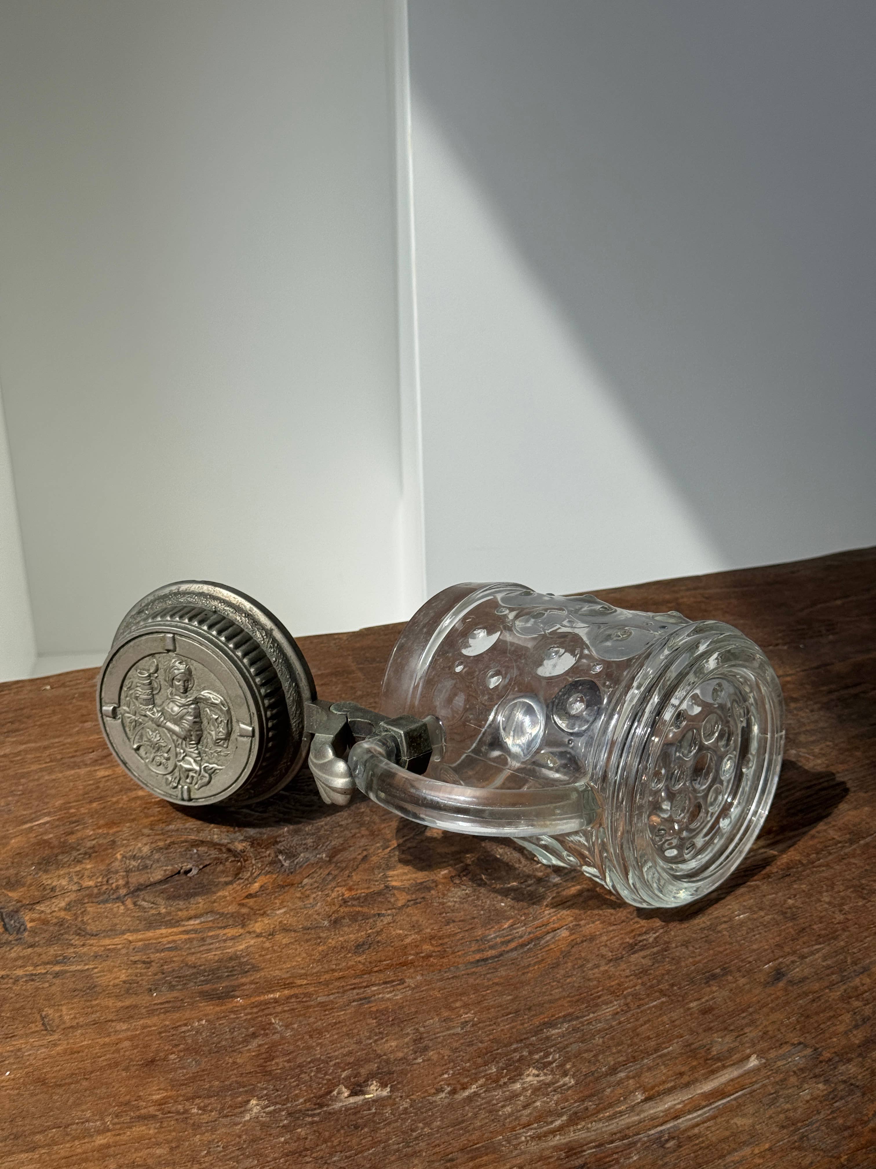 Office Objets - Wholesale Beer Glass/Mug - Alsatian beer mug with figurative pewter lid15