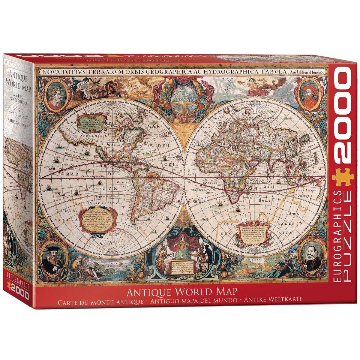 Eurographics Puzzles USA - Wholesale Puzzle - Adult - Orbis Geographica World Map0