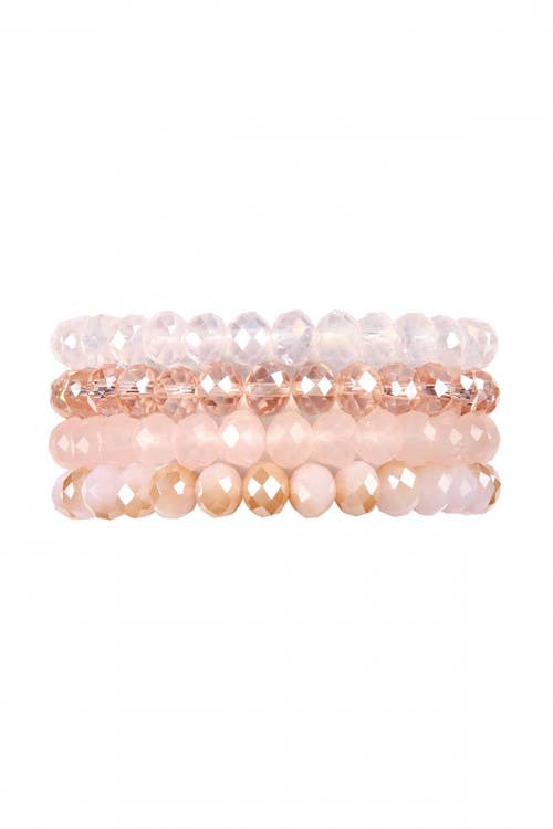 Love and Repeat - Vente Bracelet de perles - BRACELET EXTENSIBLE QUATRE LIGNES DE PERLES DE CRISTAL17
