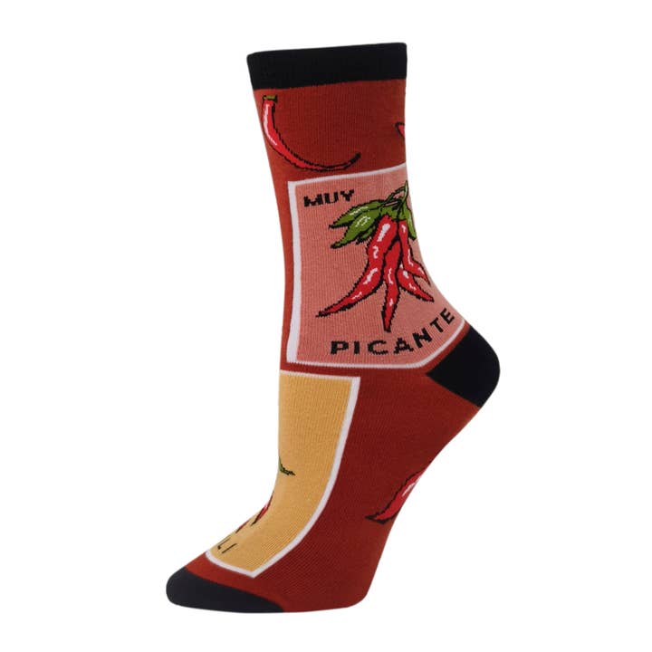 Oooh Yeah/Sock It Up/Oooh Geez Slippers - Wholesale Socks - Women's - Muy Picante | Women's Novelty Cotton Crew Socks