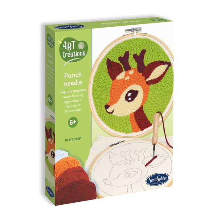 Sentosphere Punch Needle Craft Kit - Little Deer for wholesale by Just Imagine Toys