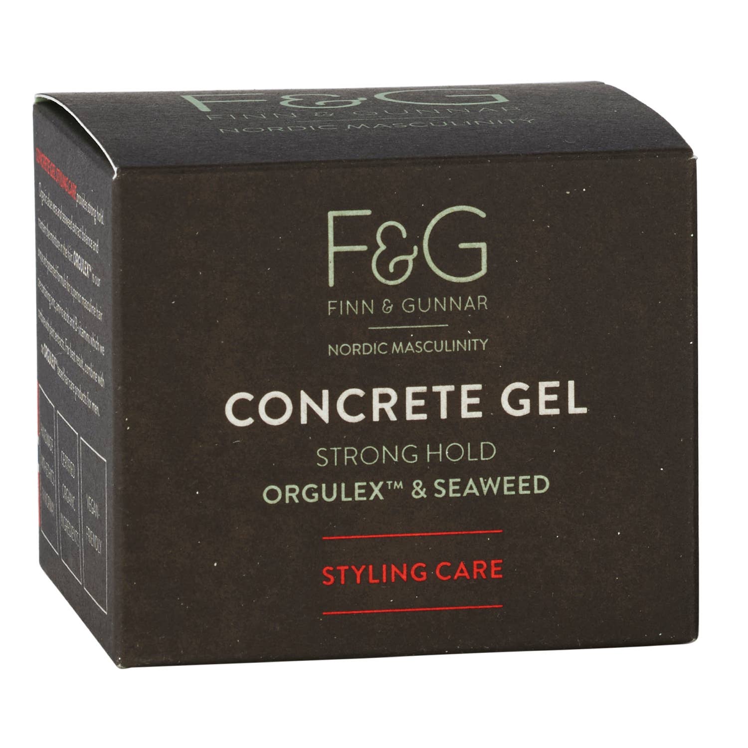 Finn & Gunnar Nordic Hair Care - Wholesale Hair Styling Gel/Mousse - Nordic Masculinity Concrete Gel2