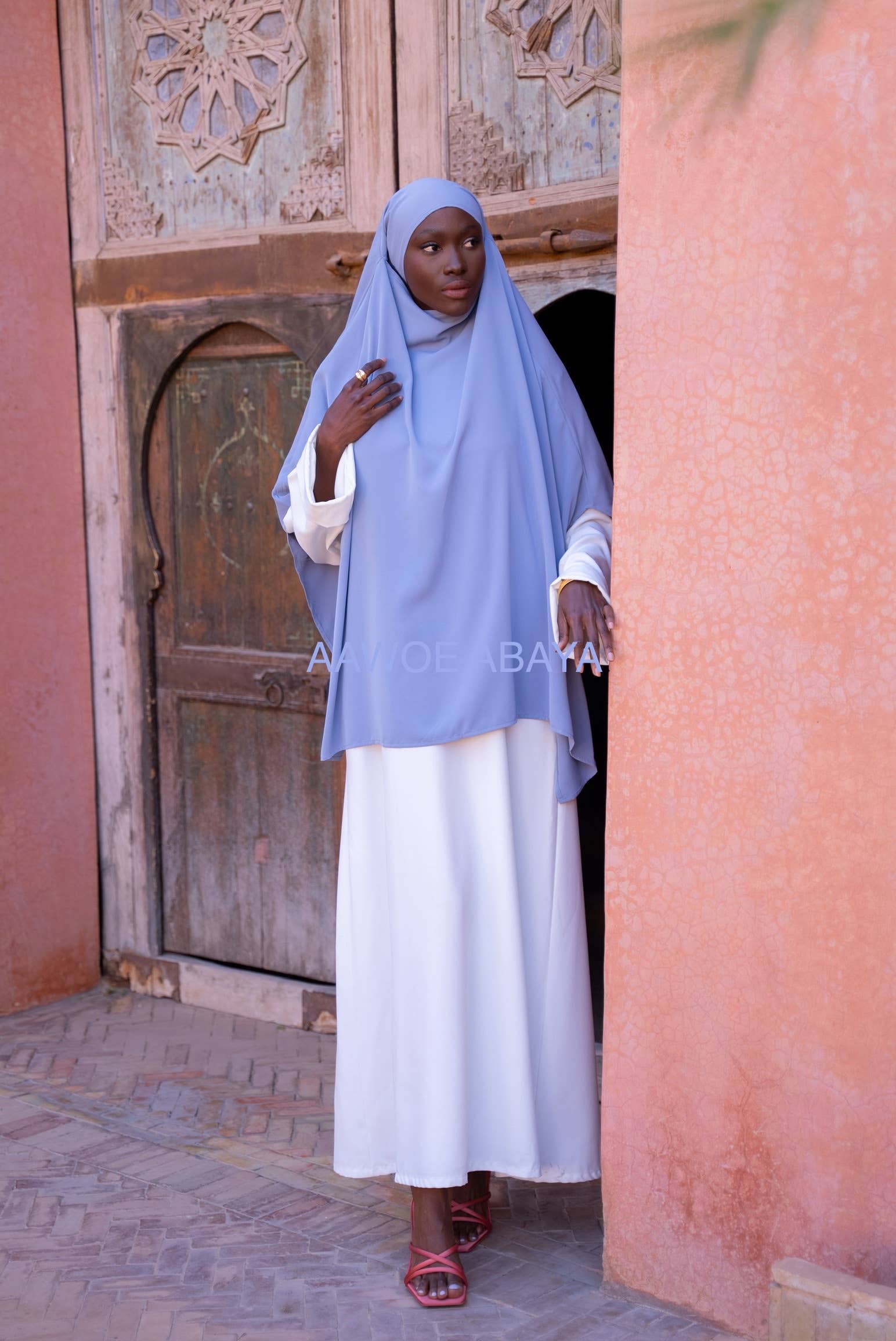 Aawoe Abaya - Wholesale Hijab - Women's - Elegant Khimar with Long Sleeves - 2408-KH8