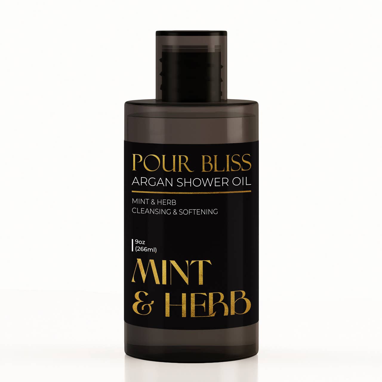 The Midwest Sea Salt Company - Wholesale Body wash/shower gel - Mint & Herb Argan Shower Oil with Premium Fragrance - 9oz1