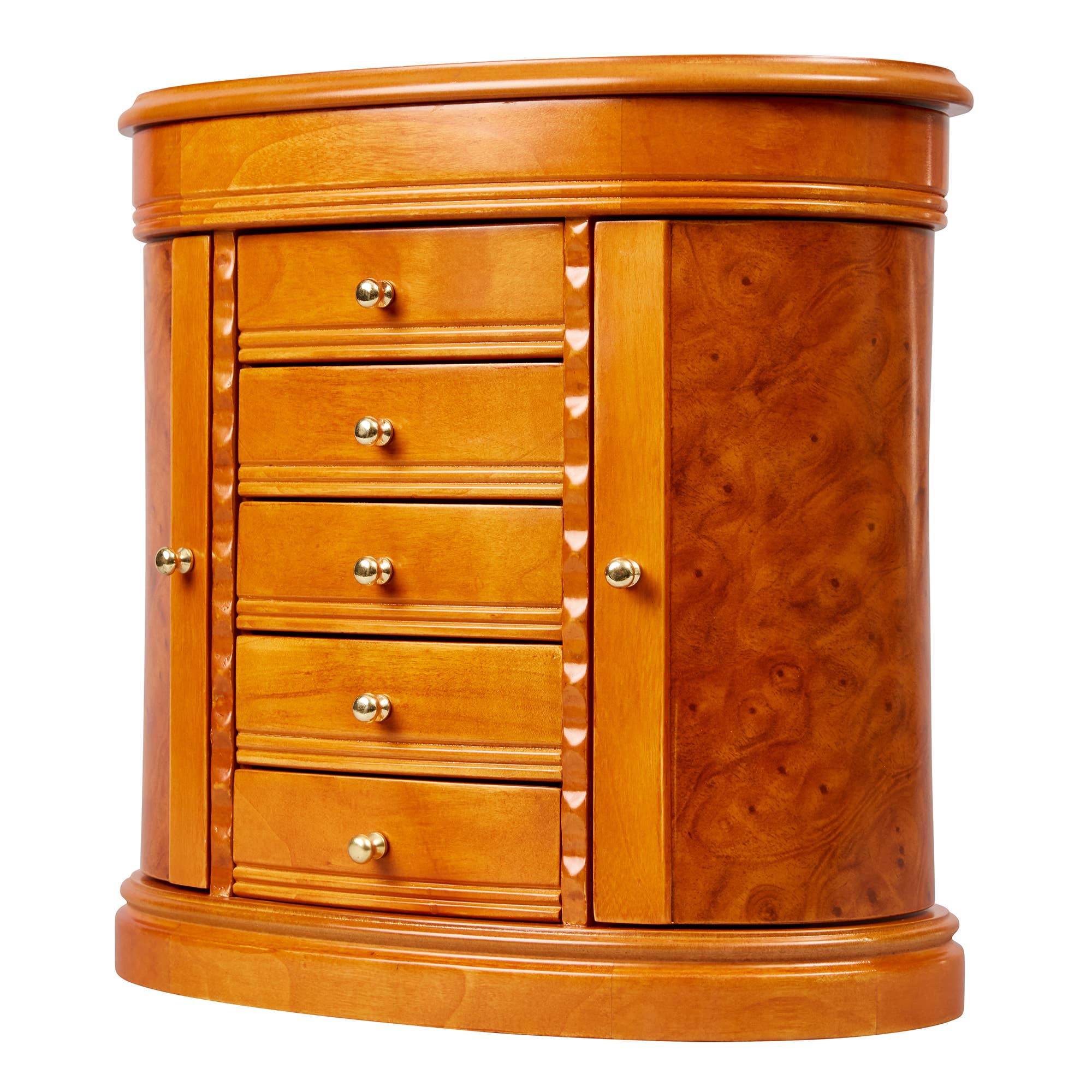 Mele and Co - Wholesale Jewelry Box/Organizer - Mele and Co Trinity Wooden Jewelry Box2