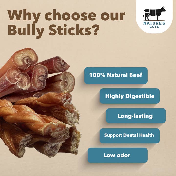 Mighty Chewz - Wholesale Pet Treats - Dog - 4-6" Variety Bully Sticks3