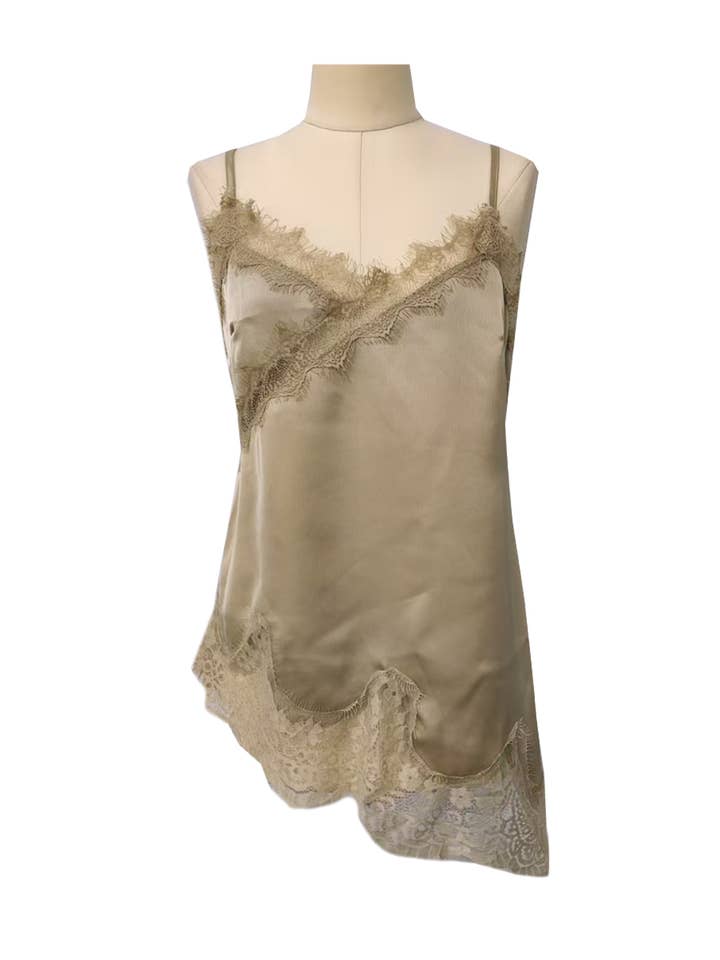 Retro Elegant Romance Lace Trimmed Camisole Top for wholesale by Rosa Clothing