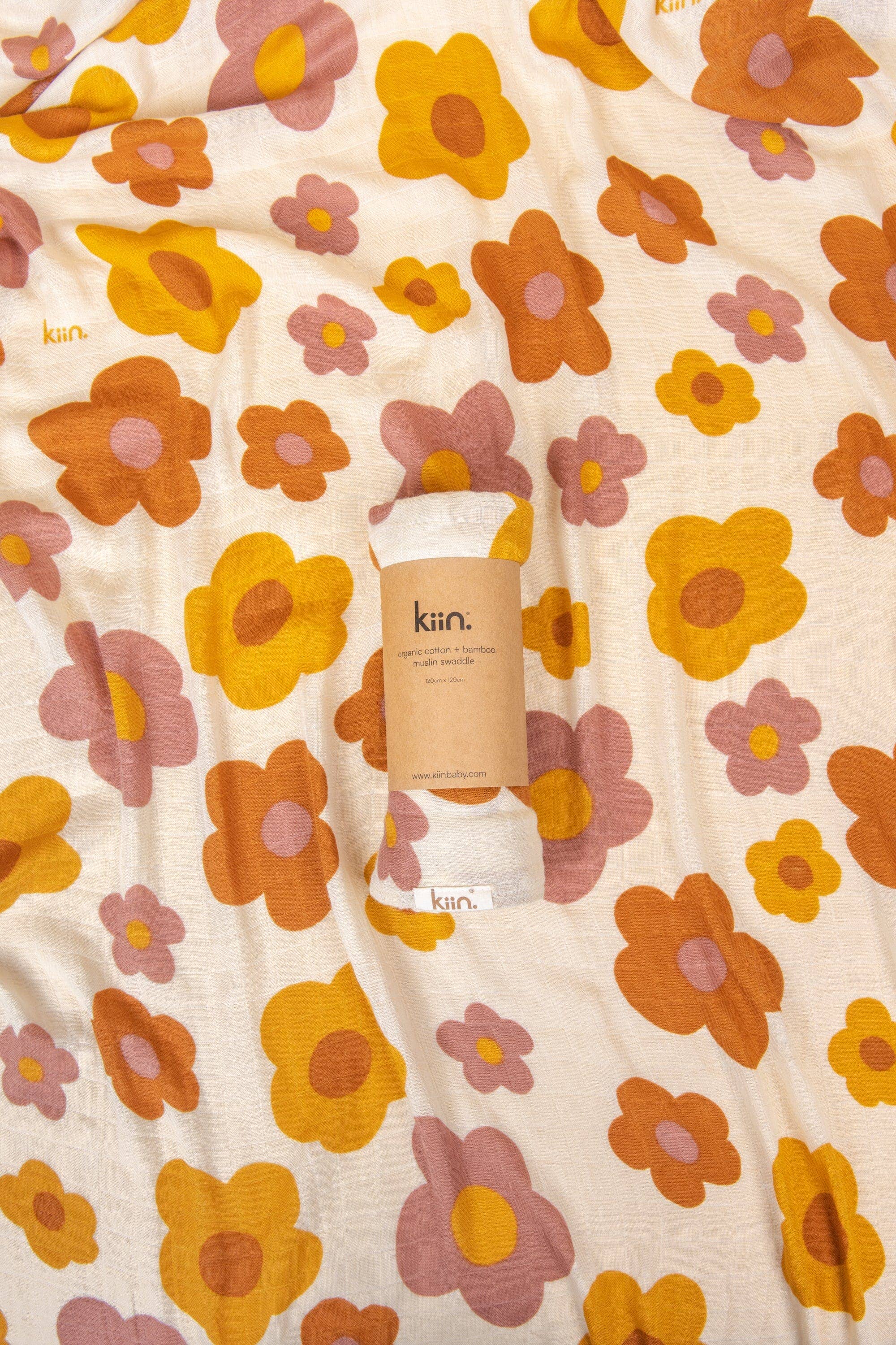 Kiin Baby - Wholesale Swaddle - Baby - Organic Muslin Swaddle9