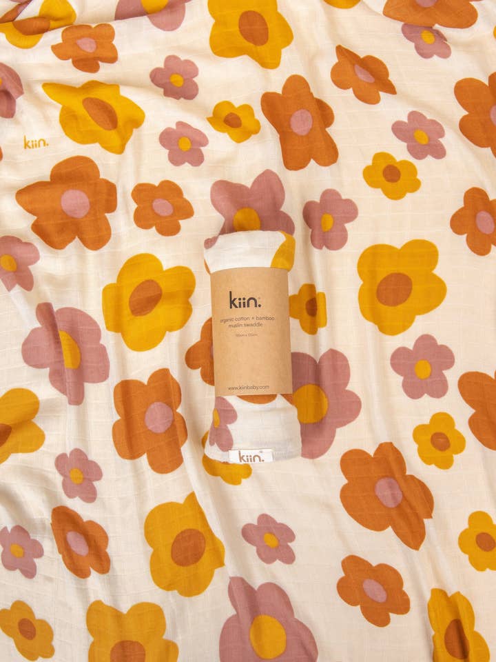 Kiin Baby - Wholesale Swaddle – Baby - Organic Muslin Swaddle9