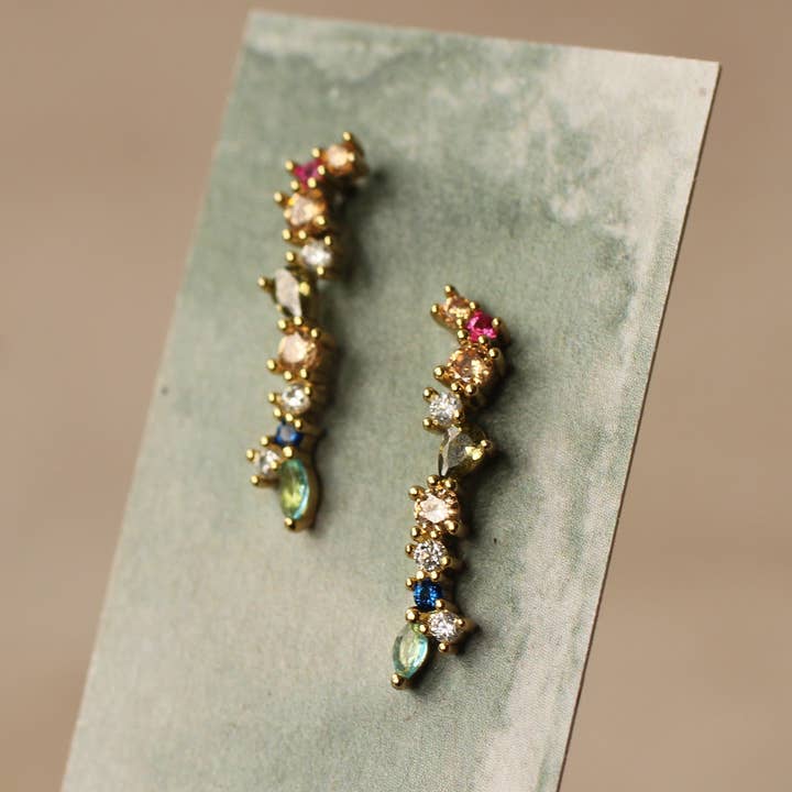 Rainbow Earrings and other Purchase Wholesale clementine jewellery. Free Returns & Net 60 Terms on Faire trending on Faire.