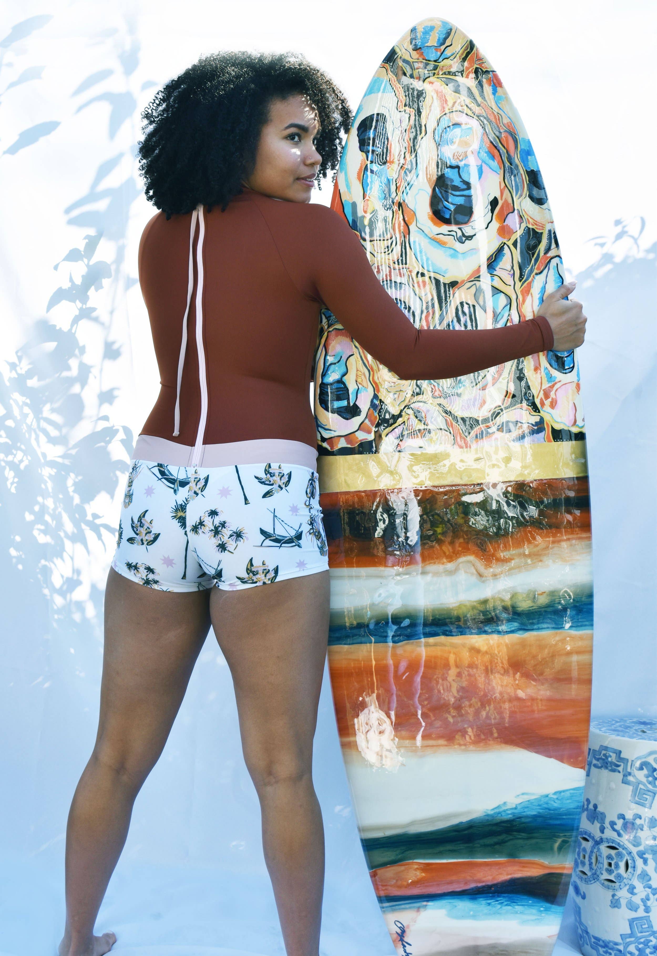 Olive Surf - Wholesale Rashguard - Women’s - The Lauren8