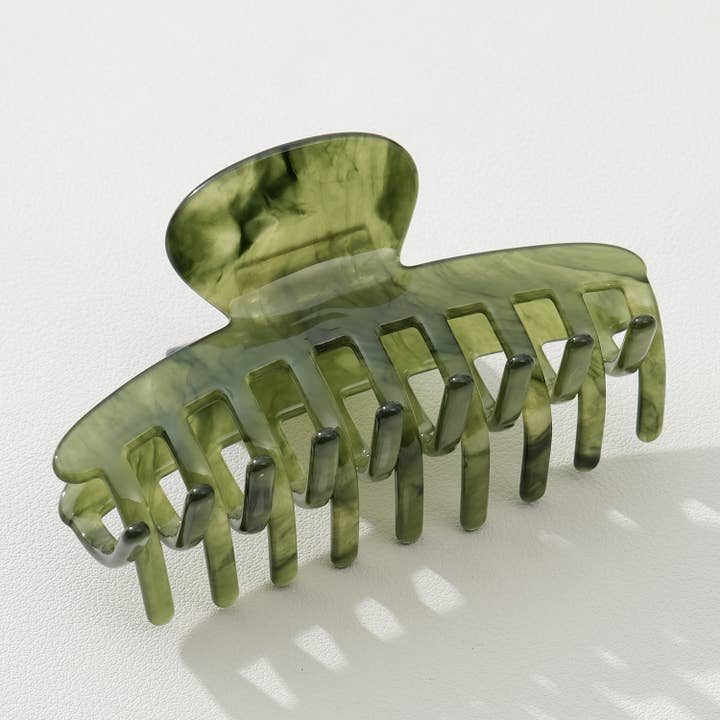 Jade Green Large | Assorted Large Claw Clips for wholesale on Faire9